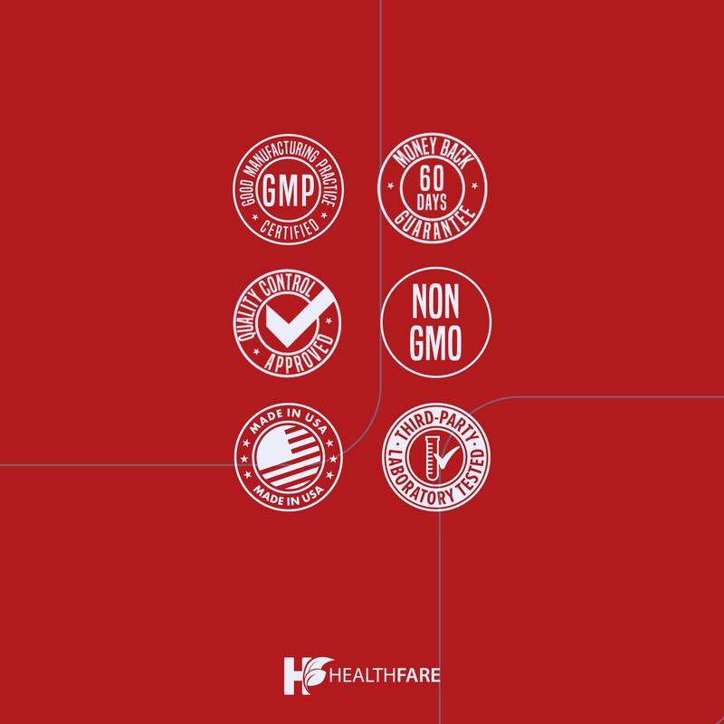 HealthFare L-Glutamine 1000mg Capsules | 240 Veg Capsules | Amino Acid Fuel for Gut & Muscle Health | Non-GMO | Gluten-Free | Support for Recovery & Wellness | Made in The USA