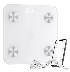 Smart Digital Bathroom Scale, 20-in Accurate G-Sensor Weight Monitor with BMI Bluetooth Body Fat Analysis & App Sync for Healthcare (Home Supplies, Party Gift Option)