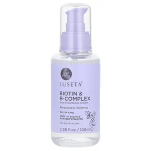 Luseta Beauty Biotin & B-Complex, Hair Thickening Serum, For Thin & Dry Hair, 3.38 fl oz (100 ml)