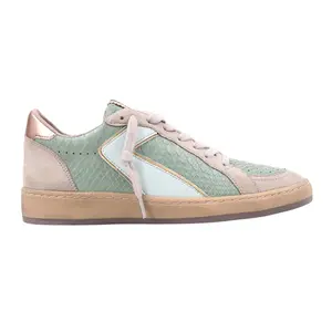 Shu Shop Womens Salma Lace Up Sneakers Shoes Casual - Green