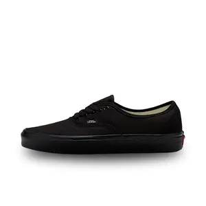 Vans Authentic Men's Casual Sneaker, Black Color, Comfortable Fit, Ideal for Running and Training