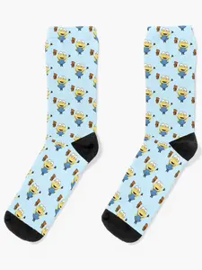 Bob minion Socks