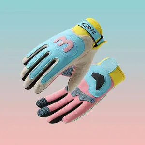 Macaron Colors Motorcycle Riding Gloves - for Outdoor Sports, Off-Road Adventures
