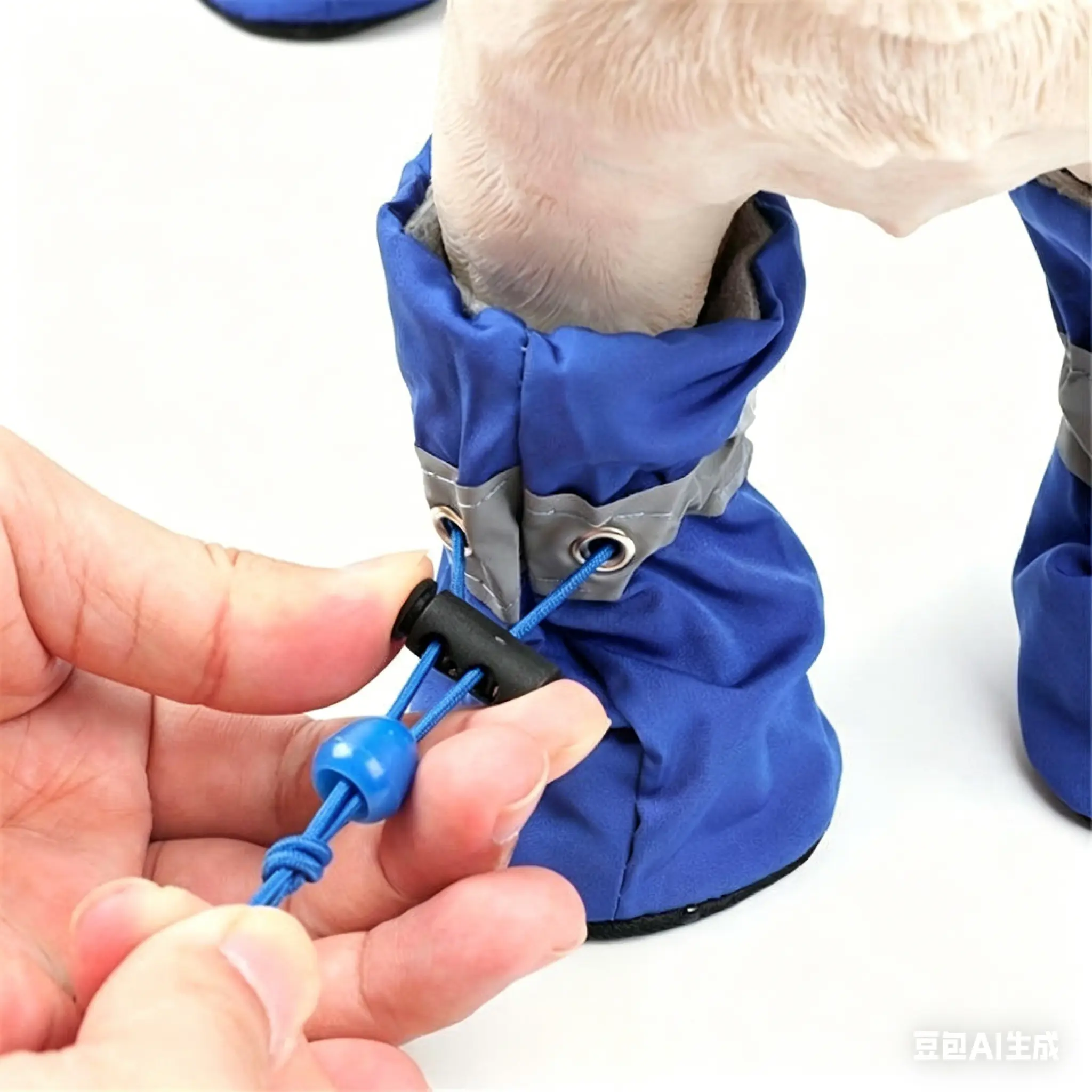 Dog Rain Boots - 1 Pair, Waterproof, Non-Slip, Easy-Wear, Secure-Fit Pet Paw Protectors, Mud-Proof, Easy-Clean Outdoor Pet Supplies