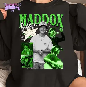 Maddox Batson Tour Vintage Shirt, Maddox Batson Fan Gift, Gift For Her, Retro 90s Maddox Batson Bootleg Shirt, Full Color, For Men, For Women, Casual, Classic Fashion, Tee Print, Sweatshirt, Hoodie