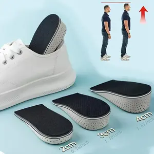 Sports & Comfort Memory Foam  – Invisible Height Increase Inner  for Enhanced Shoe Comfort and Elevation height boosters Heavy Duty High Insoles