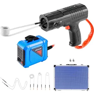 VEVOR Induction Heater Bolt Removal, 1100W 110V Magnetic Induction Heater Kit, Handheld Nut Buster Tool, Mini Heating Machine for Rusty Screw Removing, Car Garage Repairing Tools with 10 Coil and BoxVEVOR Super Brand Day
