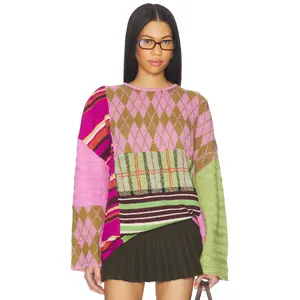 GUIZIO Zuri Sweater in Pink Multi