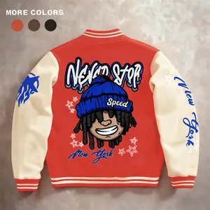 Men's Baseball Jacket Black Colorblock Stylish Streetwear Unisex Outfit Trendy Fashionable Graphic Varsity Coat 2025 New Y2K Vintage Retro OldSchool Casual Sports SWAG Classic Soft Lightweight Fleece Winter Menswear Gift for Boyfriend Long Sleeve Tops
