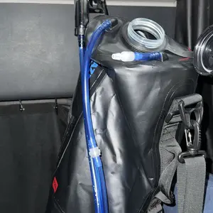 Camping Shower,12L Portable Camp Shower Bag with Upgraded Screw Lid, Auto Pressure Pump, Solar Shower, Camping Shower Head for Beach Camping, Hiking, Traveling, Washing Outdoor Leakproof Durable Handle Strap Compact