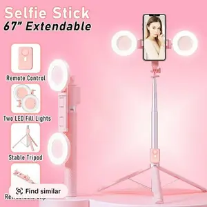 Selfie tripod (pink) Cellphone Smartphone Phone