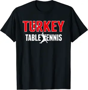 Proud Turkey Table Tennis Lovers Jersey - Turkish Ping Pong T-Shirt - Antonioja Shop 39B0BC2CHMTS