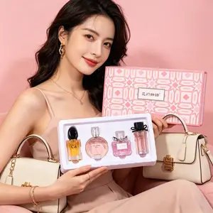 4pcs High-End Fragrance for Women, 25ML Each, Daily Use, Different Scents, Perfect Gift for Friends and Mom, Ideal for Work and Outing