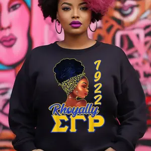Sigma Gamma Rho Sweatshirt. Sigma Gamma Rho 1922 Sweatshirt. Sigma 1922 Sweatshirt. SGRhos, Lady Sigmas, Sigma Women, Pretty Poodles.