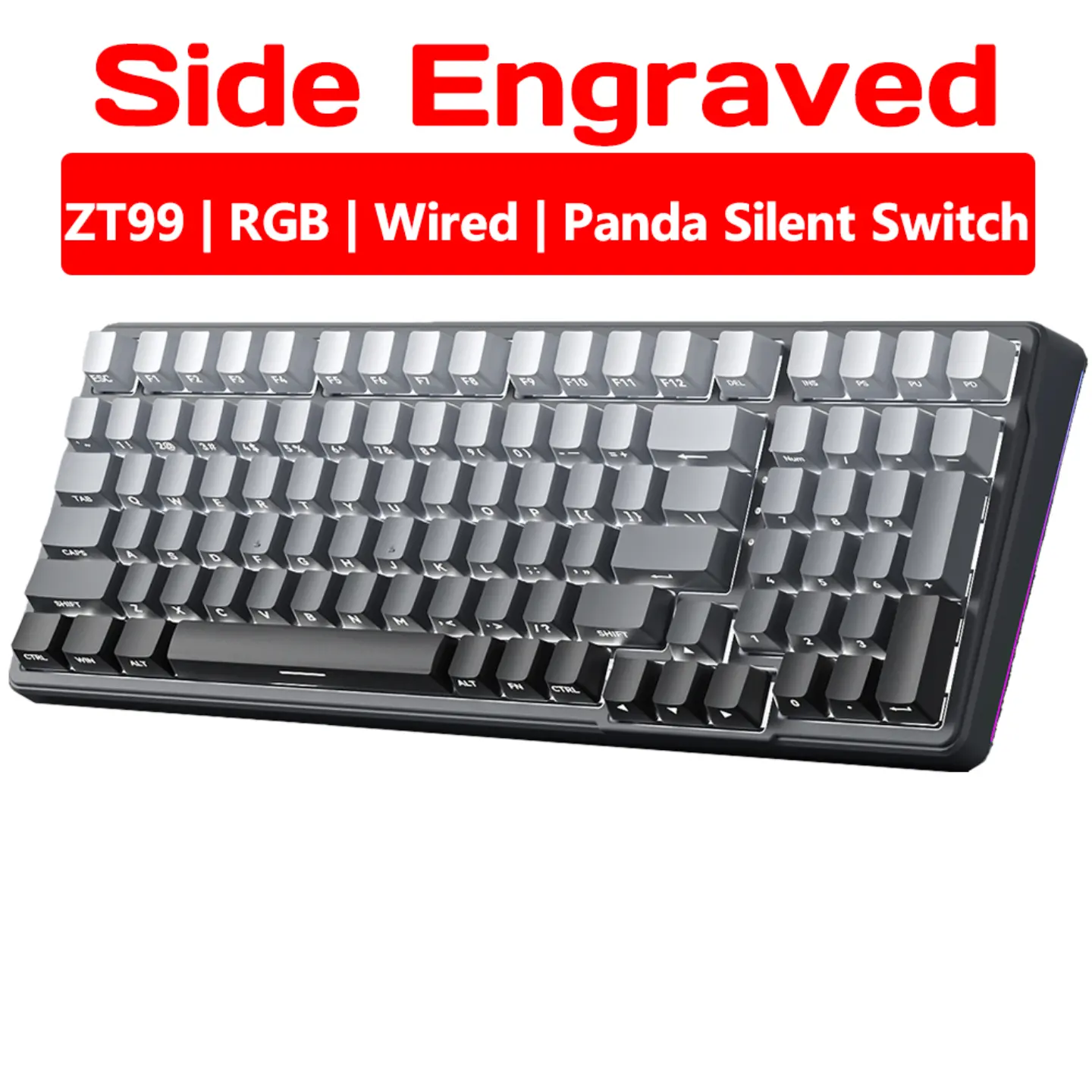 ZIFRIEND x FURYCUBE ZT99 99 Keys Gasket Mechanical Keyboard Wired