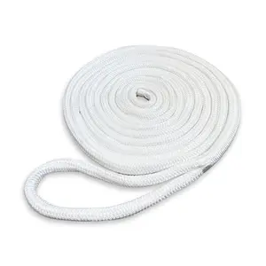 3/4" x 25' White Nylon Dock Line