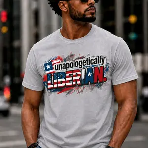 Men's Unapologetically Liberian Short-Sleeve T-Shirt, Menswear Top