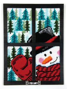 Frosty Greetings Window Frame