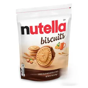 Nutella Biscuits Cookies Filled with Hazelnut Spread 9.7 oz Resealable Snack Pack Sweet Holiday Christmas Cookies