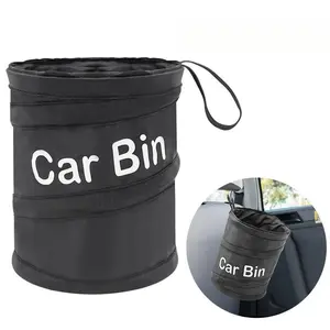 1pc Collapsible Car Trash Can for Travel, Portable Waste Bin, Easy to Store, Ideal for Road Trips, Compact Design, Durable Material, Car Interior Storage, Garbage Can for Car, Car Interior Organizers