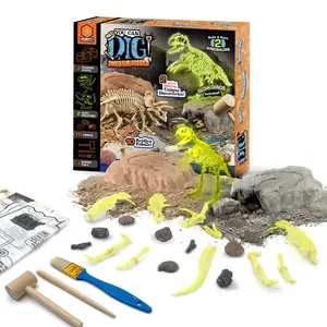 ArtSkills Epic Lab Dinosaur Fossil Digging Kit for Kids - Glow in The Dark Dinosaurs