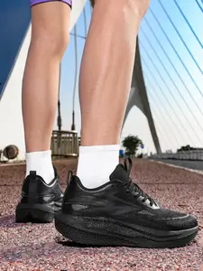 Professional Marathon Running Shoes, Breathable Carbon Board Shock Absorption Sports Shoes, High Performance Athletic Footwear, Road Running Shoes