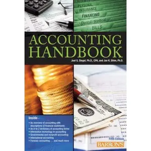 USED-Barron's Accounting Handbook by Joel G. Siegel Ph.D. (Hardcover)