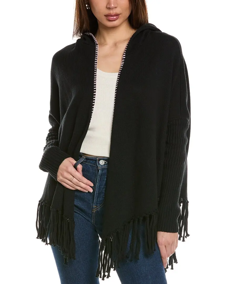 Balmain Long Collarless 6-Button Crepe Jacket