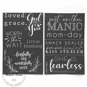 Worth The Wait - Mesh Stencil 2 pack 5.5x8.5