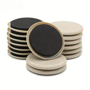 16pcs Furniture Sliders For Carpet, 3.5inch, Furniture Pads Hardwoods Floors, Heavy Duty Furniture Movers Sliders, Reusable Furniture Moving Pads, Floor Protectors For Carpet