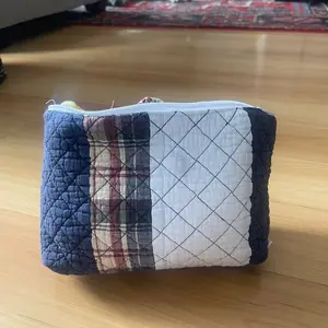 Upcycled Boxy Pouch
