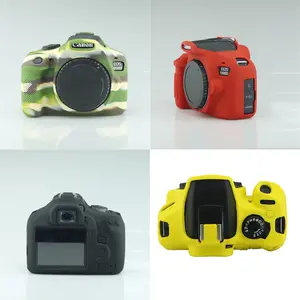 Soft Silicone Armor Camera Body Case For Canon EOS 1300D 1500D 2000D Rebel T7 Kiss X90 Rubber Cover