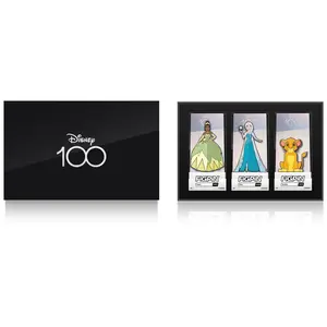 Disney 100 FiGPiN Deluxe Pin Set: Elsa, Simba, Tiana