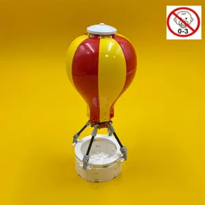 Creative Hot Air Balloon Treehouse Design Building Blocks Toy, 51pcs/set Assemble Building Blocks Toy for Desktop Decoration, Birthday Gift