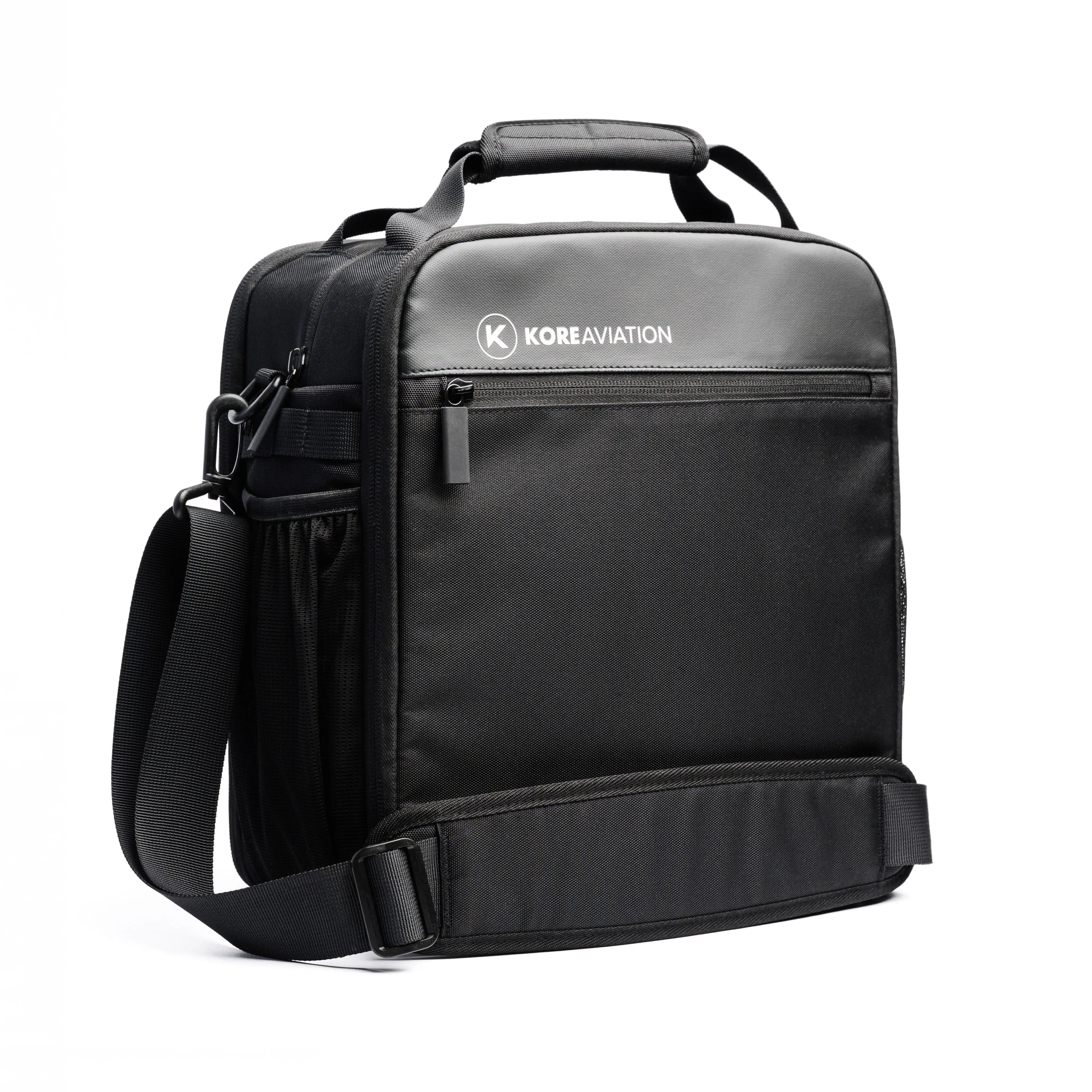 KORE Pilot Flight Bag – Fits Aviation Headset and Accessories – Padded Protection, Multiple Compartments & Adjustable Shoulder Strap