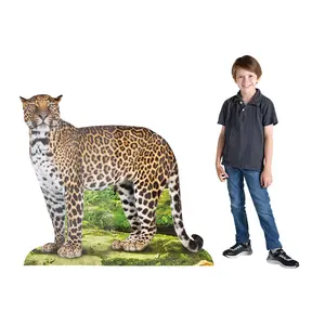 44" Rainforest Leopard Cardboard Cutout Stand-Up