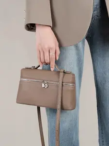 Women's Fashionable Solid Color Crossbody Bag, Casual Shoulder Bag for Daily Used, Trendy Versatile High-quality Daily Compact Bag, Girl Shopping Bag