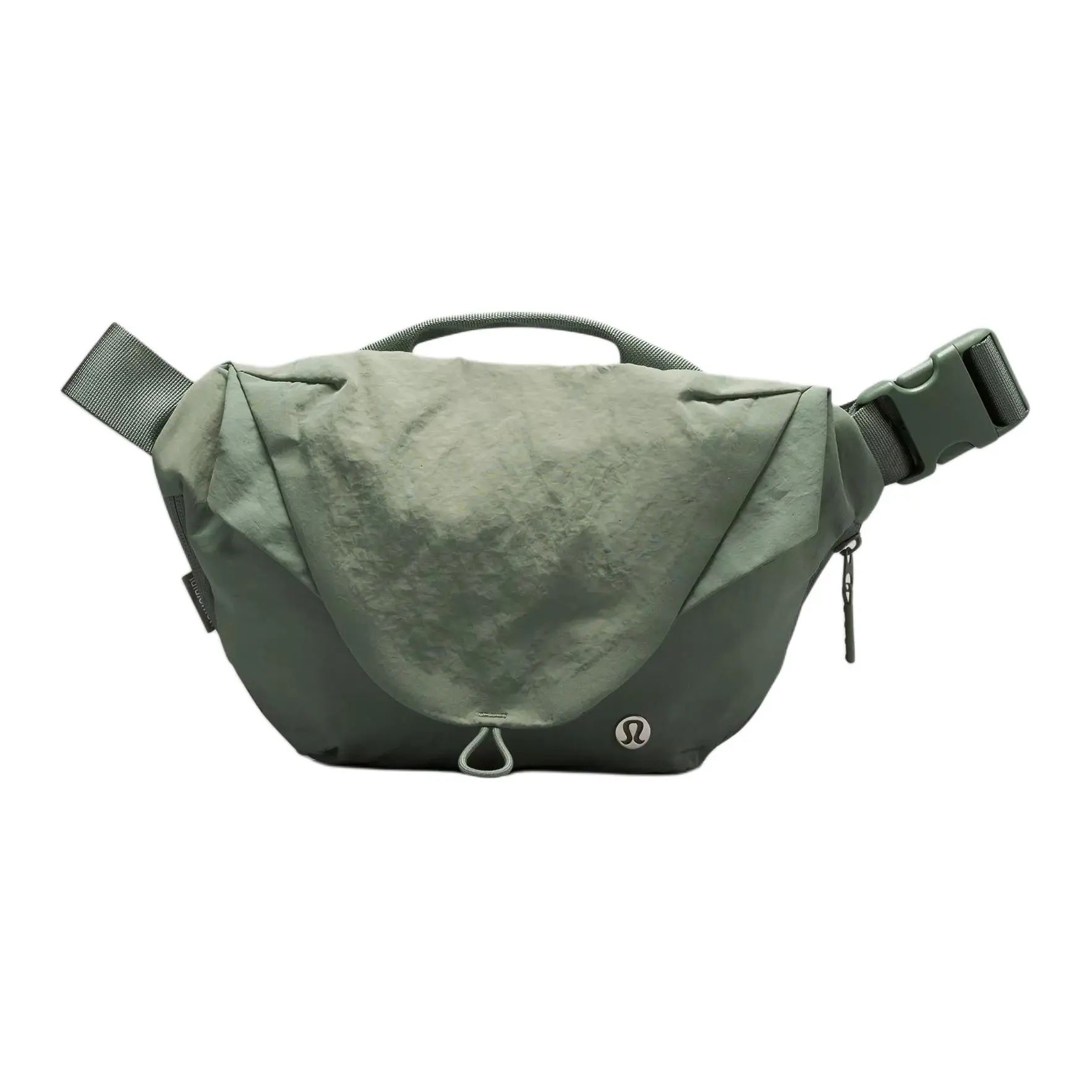 Lululemon Curved 3L Magnetic Closure Waist Pack for Men, Grey Eucalyptus Compact Versatile Belt Bag (Women's Fanny Packs & Luggage Accessory), Versatile Bag