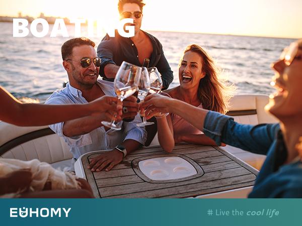 EUHOMY 12V Refrigerator (24/37/53Quart /23L/35L/50L) supports 12V/24V DC & 110-240V AC. Portable with -4°F~68°F range, it features wheels, 2 baskets, and large cooling zone. Ideal for RVs, travel, Truck, Boat EUHOMY 12V Refrigerator (24/37/53Quart /23L/35L/50L) supports 12V/24V DC & 110-240V AC. Portable with -4°F~68°F range, it features wheels, 2 baskets, and large cooling zone. Ideal for RVs, travel, Truck, Boat