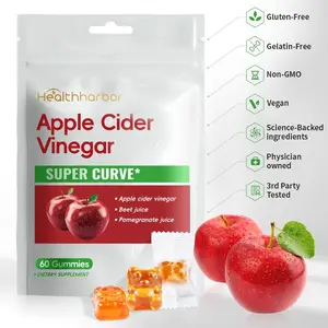【Healthharbor】 Apple Cider Vinegar & Beet Root Gummies – Digestive Support, Antioxidant Boost, & Healthy Aging – Vegan & Gluten-Free (120 Gummies)