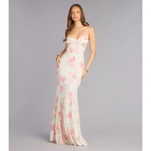 Preston Floral Lace Mermaid Formal Dress
