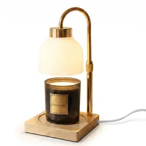 Verta Core Luxury Candle Warmer Lamp – Adjustable Height, Timer & Dimmer, No Flame Candle Lamp for Large Jar Candles – Electric Wax Melt Warmer with Remote – Gift for Home Decor