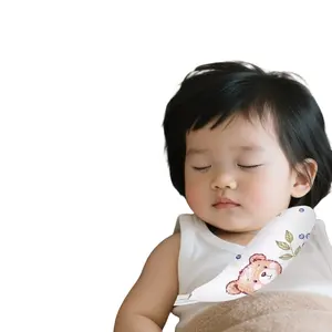 Baby Neck Support Pillow, Breathable Anti-Flat Head Shaping Pillow for Newborn, Soft Skin-Friendly Washable Infant Sleep Pillow