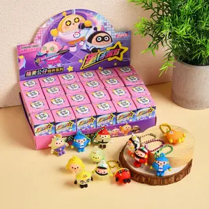 24-Piece Cute Plush Keychains Set, Creative Small Gifts, Perfect Birthday Presents for Boys and Girls, Fun Rewards!