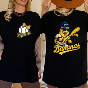 Baseball Bananas Shirt, Bananas Baseball Shirt, funnt Shirt for men, 100% cotton unisex tees
