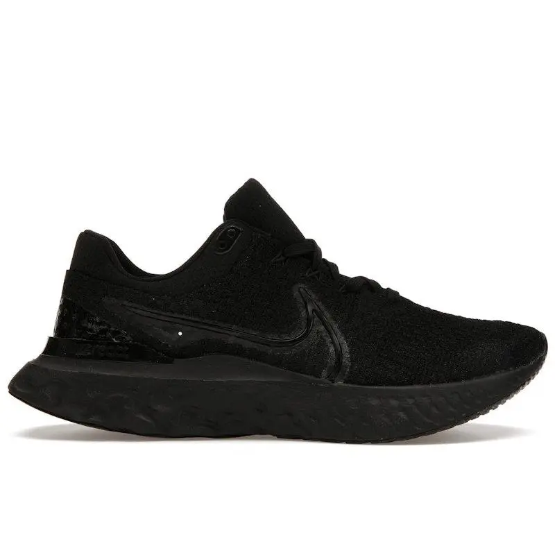 Nike Men's React Infinity Run Flyknit 3 Triple Black Running Shoes, from StockX