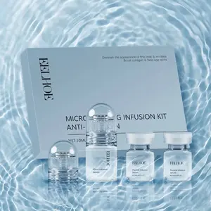 Micro-Infusion Serum  Bundle for Wrinkles, Fine Lines & Dark Spots  Needle At-Home Facial Kit with Collagen & Peptides Hyaluronic Acid skin rejuvenating set barrier repair skincare