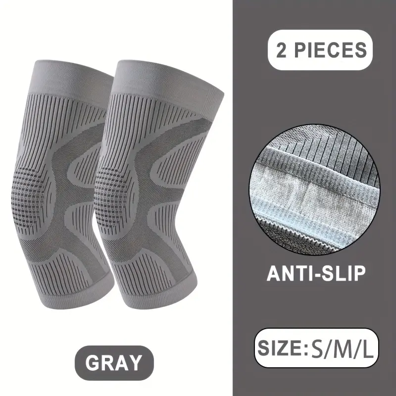 [Ultra Thin Knee Sleeve] 1 Pair Ultra Thin Knee Sleeve - Non-Slip Knee Compression Sleeves for Women & Men - Lightweight Thin Knee Sleeves for Knee Compression and Fitness, Running, Outdoor Sports