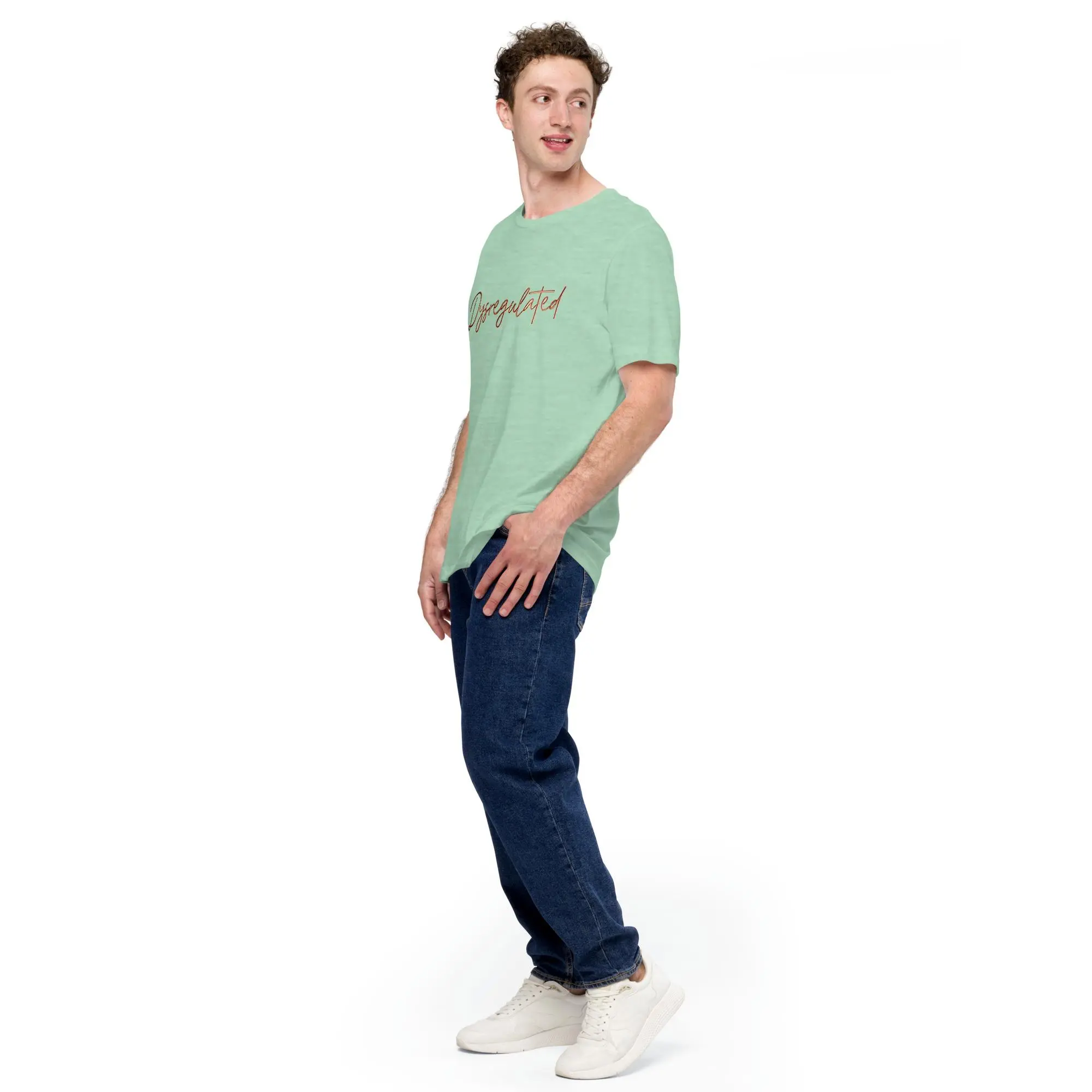 Dysregulated Unisex T-Shirt - 100% Combed Ring-Spun Cotton, Soft Lightweight, Pre-Shrunk, Side-Seamed, Shoulder-To-Shoulder Taping, Comfortable & Flattering