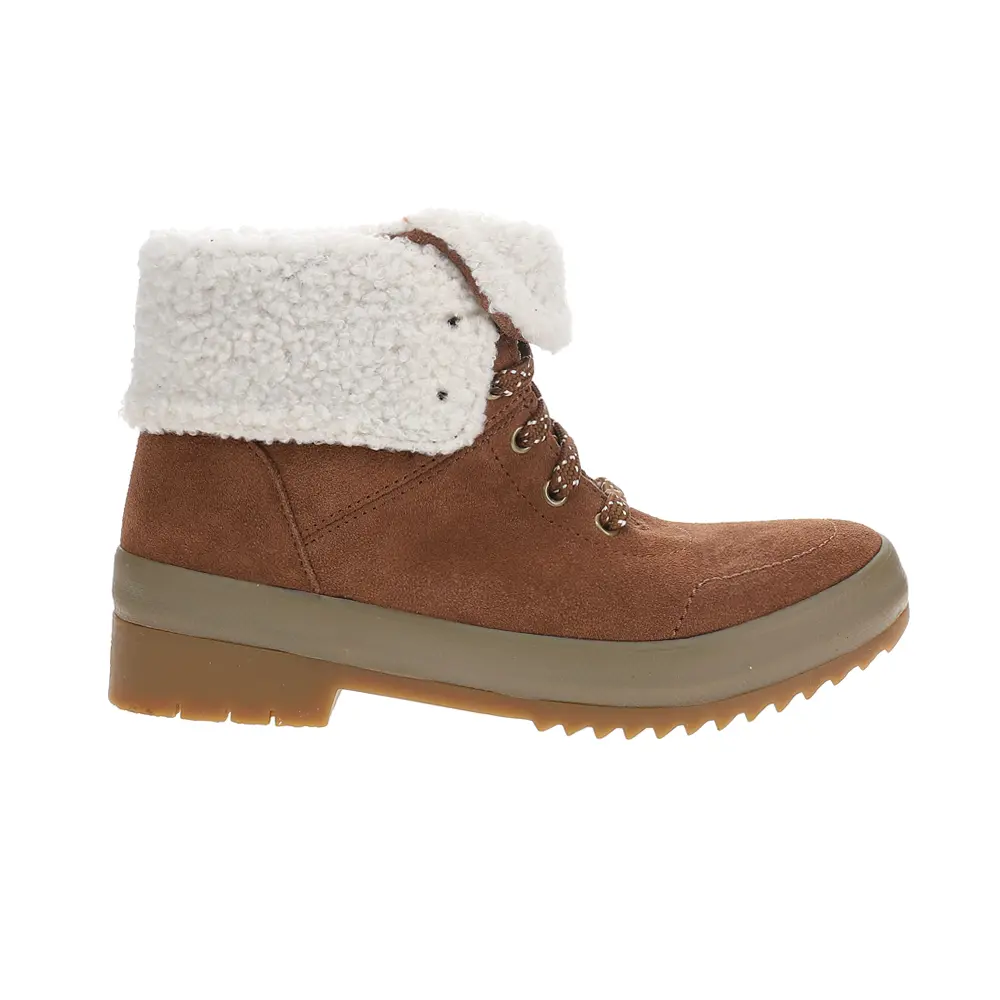 Keds Womens Camp Ii Lace Up Snow Casual Boots Ankle Low Heel 1-2" - Brown